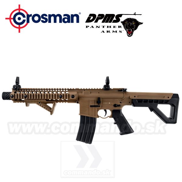 Airgun Rifle Vzduchovka Crosman DPMS SBR FDE BBs 4,5mm