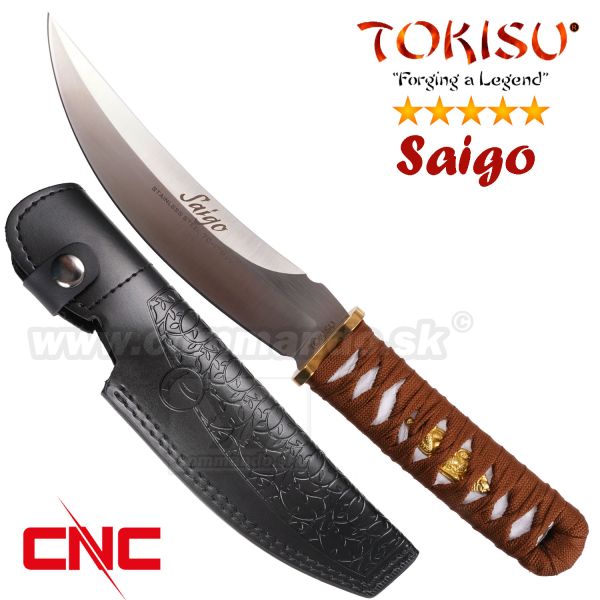 TOKISU SAIGO nôž s pevnou čepeľou 32553 Strung CNC