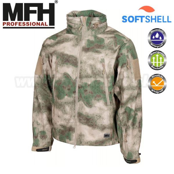 Bunda softshell SCORPION HDT-camo FG