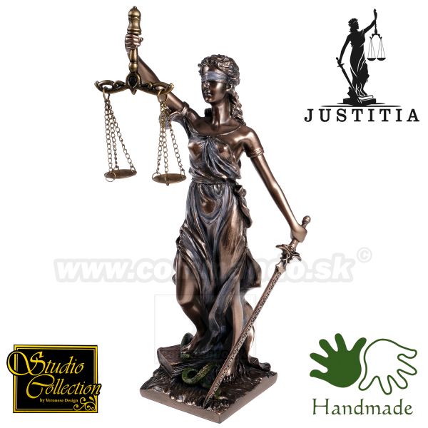 Justitia bohyňa spravodlivosti Justícia 21cm soška 708-5802