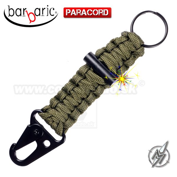 Survival Snap Hook prívesok s kresadlom 33904-VE Barbaric