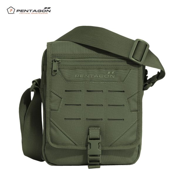 Taška cez rameno MESSENGER BAG Pentagon olivová