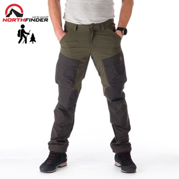 Northfinder outdoor hybrid cargo nohavice TOMMY blackolive