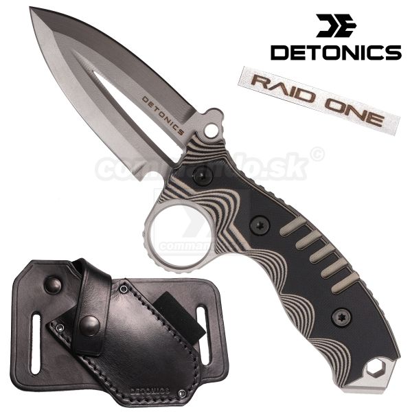 Bojový nôž RAID ONE Black 1.4034 CNC Detonics