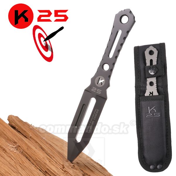 K25 Vrhací nôž 32375 CNC Thrower Knife 7Cr17Mov