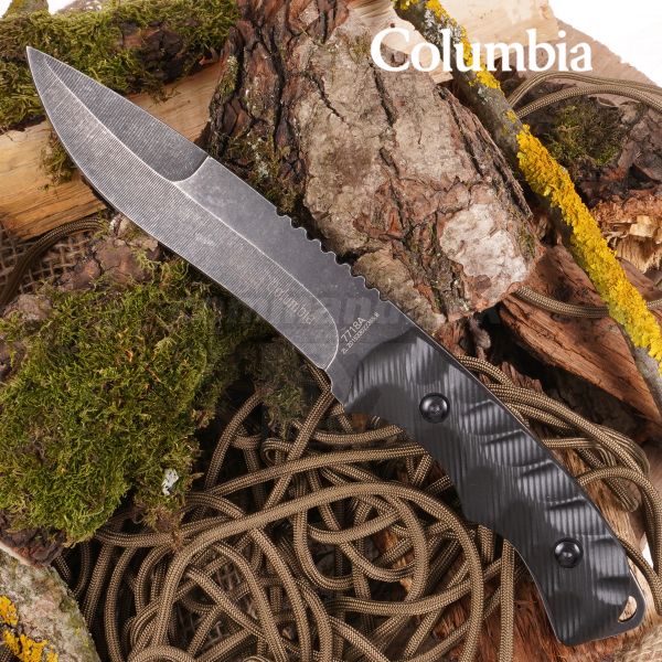 Columbia SICARIO 7718A turistický nôž s puzdrom USA Saber