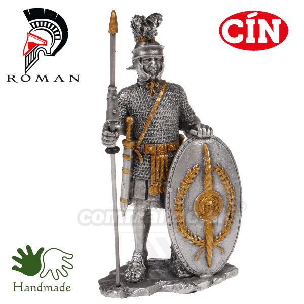 Ríman legionár cínový bojovník 10cm cínová soška 708-883