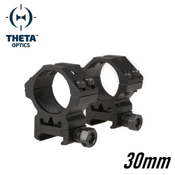 THETA Optics  Ø30mm Montážne krúžky 21/22mm Low Mount Rings