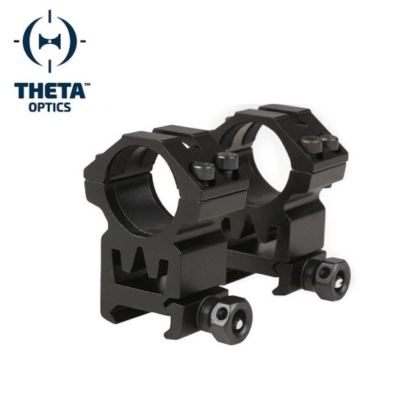 THETA Optics  Ø25mm Montážne krúžky 21/22mm High Mount Rings