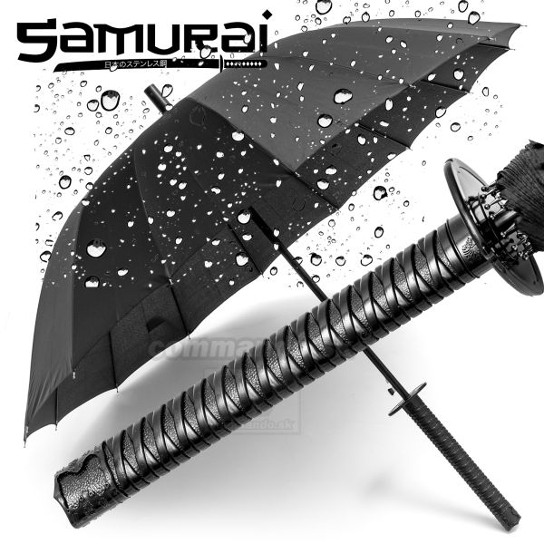 Dáždnik SAMURAI kvalitný čierny Samurai Umbrella