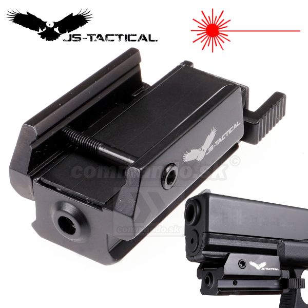 Laserový zameriavač Red Laser Sight  JG10R JS-Tactical 21/22mm