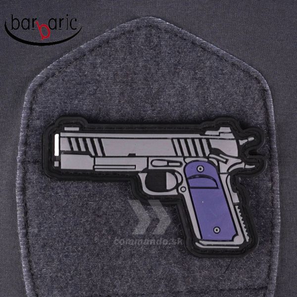 Gun Patch 3D nášivka PVC 08232 modrá