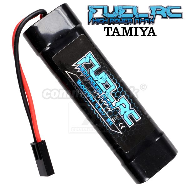 Airsoft batéria blok NiMH 9,6V 1600mAh Tamiya konektor malý FUEL RC