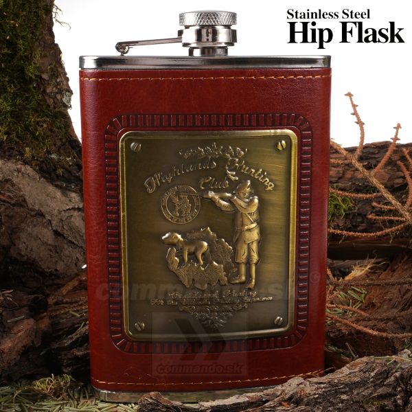 Likérka ploskačka Hunting Club 9oz 0,27 Litra Hip Flask