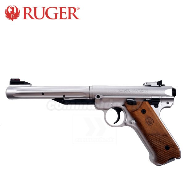 Vzduchová pištoľ Ruger Mark IV 4,5mm Airgun Pistol Stainless