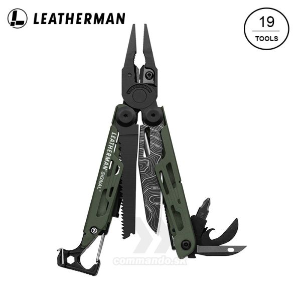 Leatherman SIGNAL green top multitool