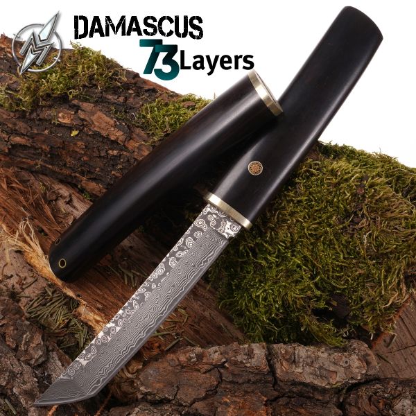 Damaškový nôž Fine Wood 32702 Damascus 73 Layers
