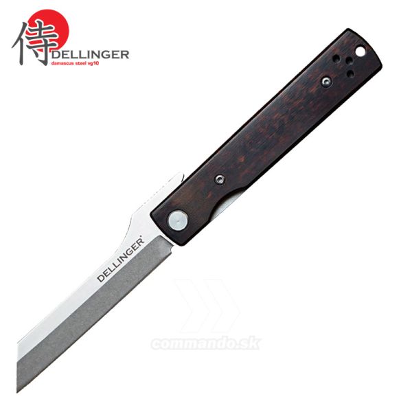 Lovecký zatvárací nôž DELLINGER Higonokami M390 powder steel