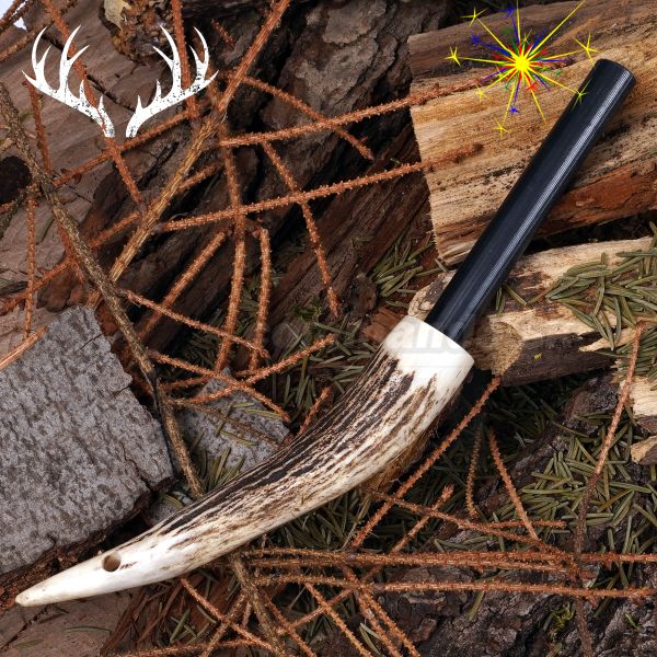 Red Deer Antler Firesteel ferocerové kresadlo podpaľovač s parožím