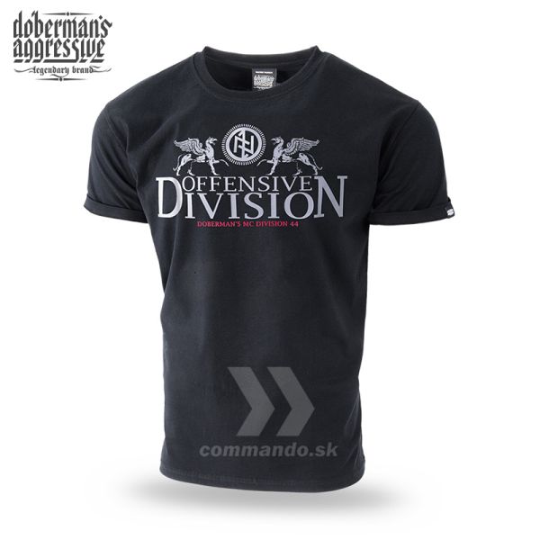Doberman´s Aggressive tričko 233 GRIFFINS DIVISION čierne