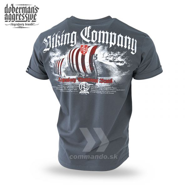Doberman´s Aggressive tričko VIKING COMPANY steel