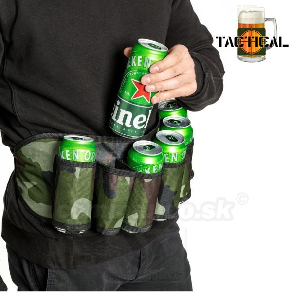 Beer Belt taktický opasok Woodland pre chlapov GM