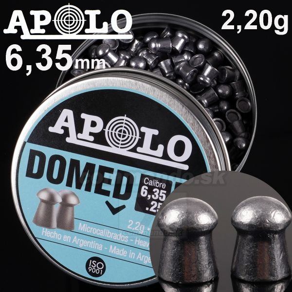 Diabolo APOLO DOMED 6,35mm 2,20g 200ks