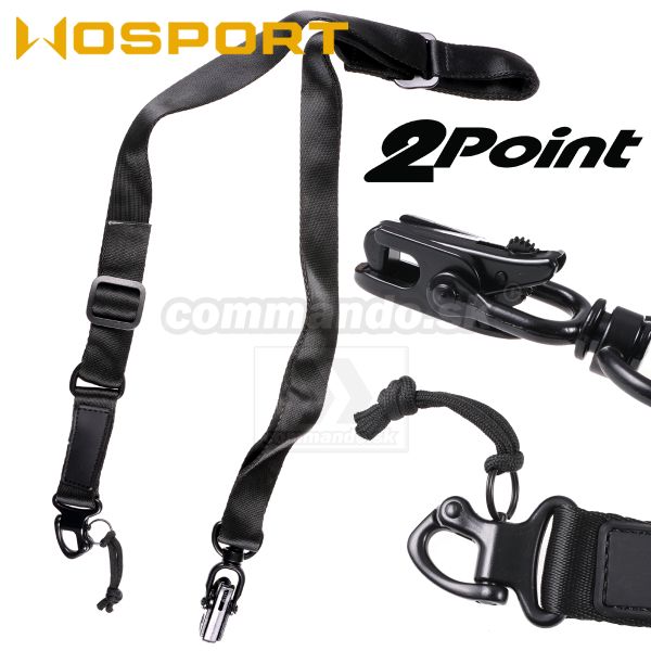 Tactical 1/2 bodový popruh taktický  Multifunctional Black WOSPORT