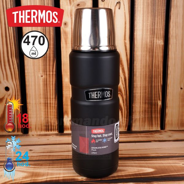 Termoska 0,47L THERMOS® matnočierna 170012