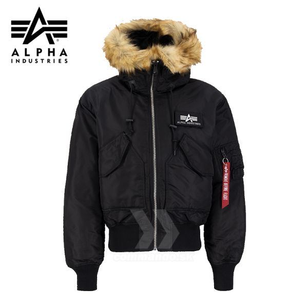 Alpha Industries Bunda 45P Hooded Custom black