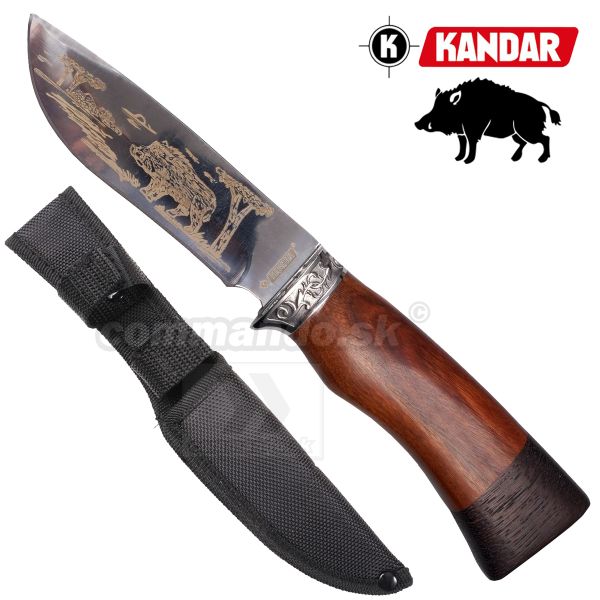 Kandar poľovnícky nôž Wild Boar Engraved N183