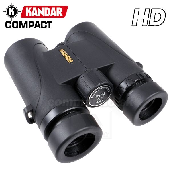 Ďalekohľad KANDAR® HD 8x42 BAK-4 Waterproof Black