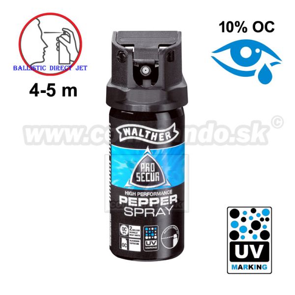 Obranný sprej Walther Pepper Spray 53 ml ballistic