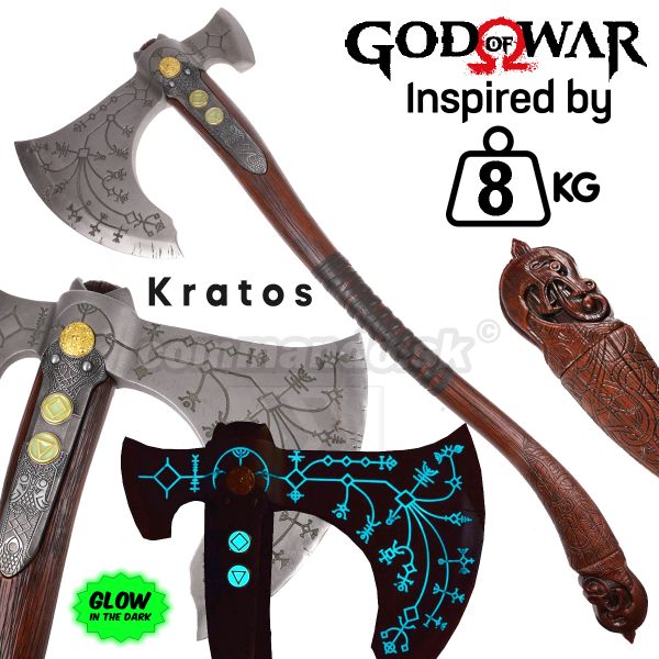 Kratos AXE God Of War 8,2kg inšpirované podľa hry