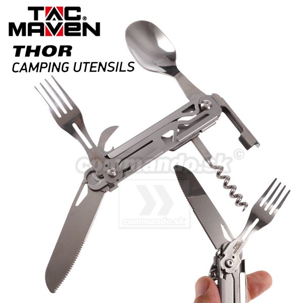 Skladací príbor THOR camping set Pentagon TacMaven