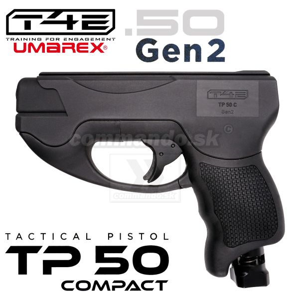Obranná a tréningová pištoľ TP 50 Gen2 Compact T4E 11J  8g CO2