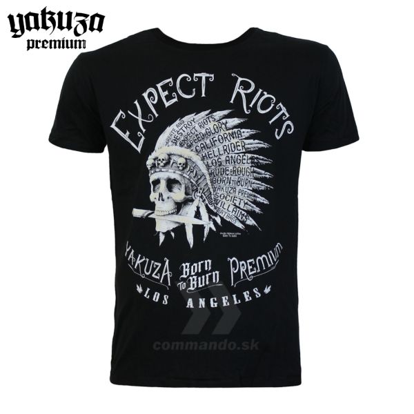 Yakuza Premium tričko LOS ANGELS 3813 čierne