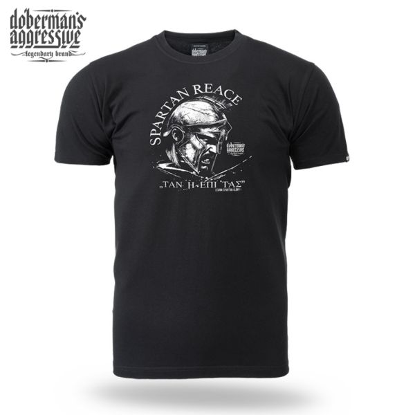 Doberman´s Aggressive tričko 374 SPARTAN RACE čierne