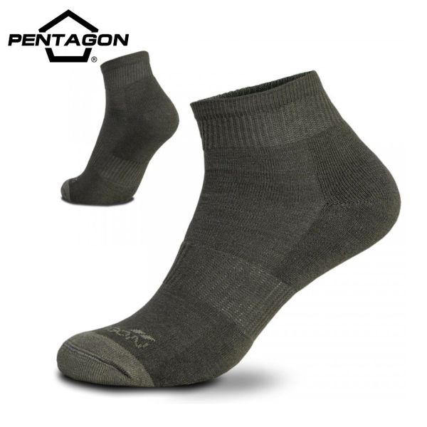 Pentagon ponožky low cut socks olive green
