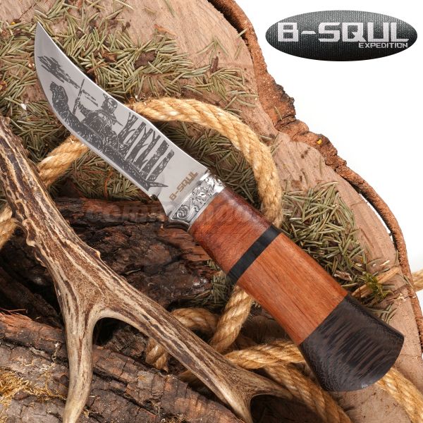 Turistický nôž Forest Hunter s puzdrom B-SQUL