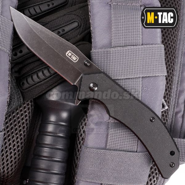 Nôž M-Tac zatvárací Type 8 Black 5Cr15MoV G10