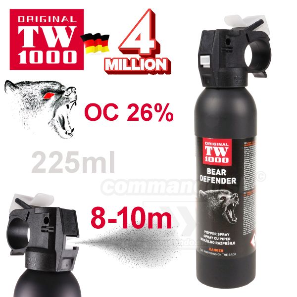 Obranný sprej proti medveďom TW1000 225ml Bear Defender
