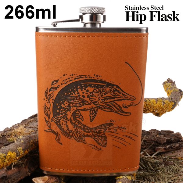 Likérka ploskačka Štuka 9oz 0,27L. Litra Hip Flask