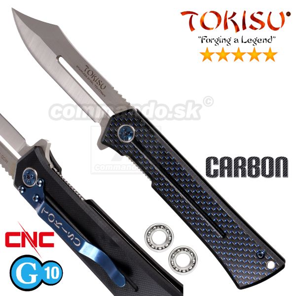 TOKISU zatvárací nôž G10 Carbon CNC Ball Bearing 18773