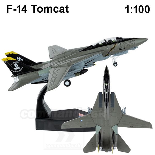 Model F-14A TOMCAT USA AirForce 1:100 Die-Cast