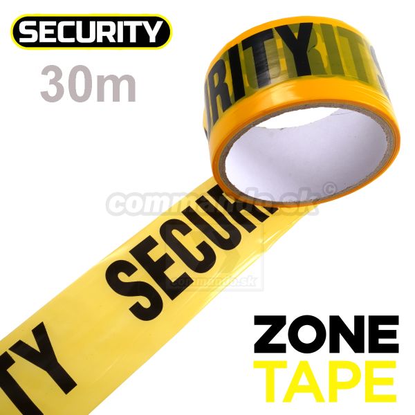 Výstražná páska ZONE Security 30m bez lepidla Fosco