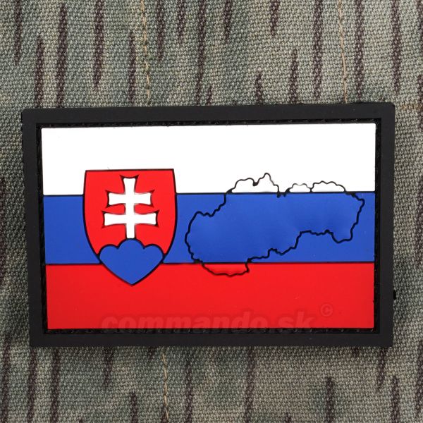 3D nášivka PVC SLOVENSKO Contour 4117