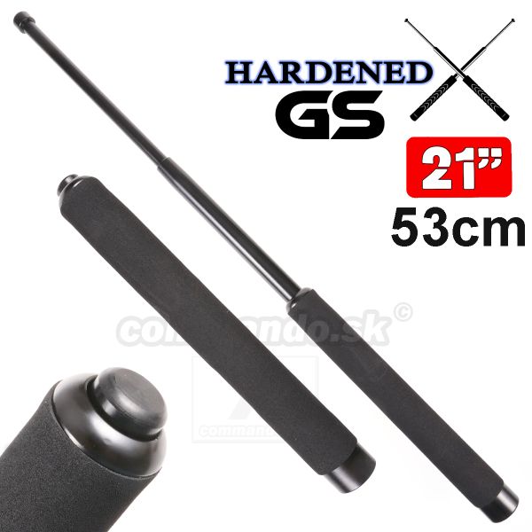 Kalený teleskopický obušok GS 21" Foam Harden Steel Baton