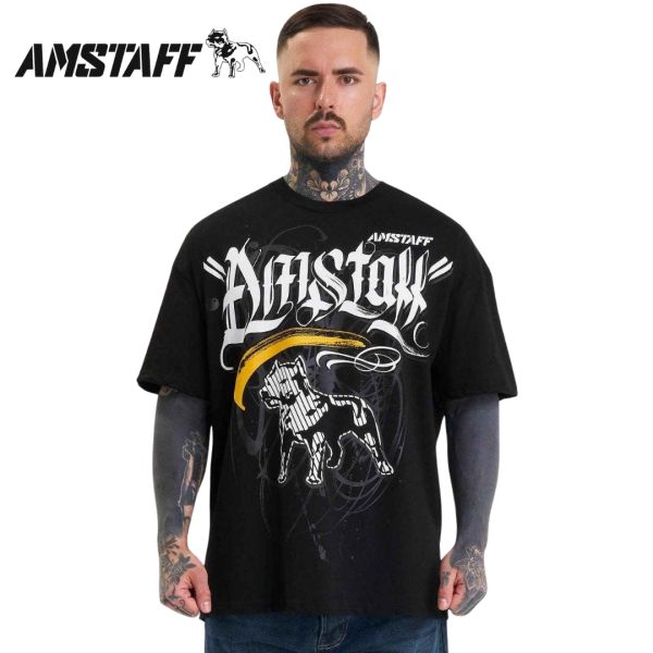 Amstaff Tekos tričko Black čierne