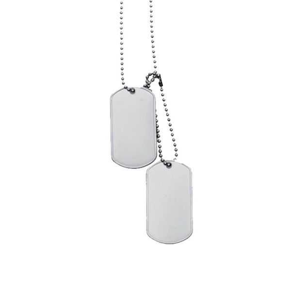 Dog Tag - ID štítky strieborné